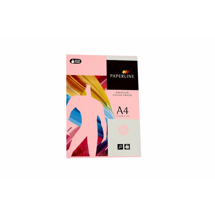 Fabrisa Papel A4 Rosa Claro 80g Paquete de 500 Hojas