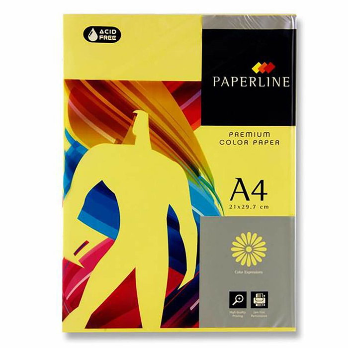 Fabrisa Papel de Color Amarillo A4 80g, Pack de 500 Hojas Fabrisa Papel de Color Amarillo A4 80g, Pack de 500 Hojas