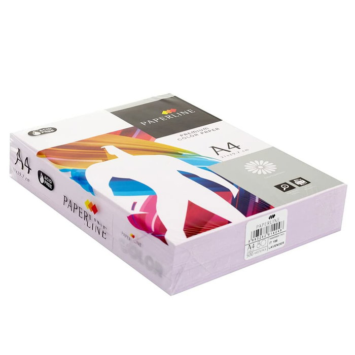 Fabrisa Papel Color Lila (Lavande) A4 80g Paquete de 500 Hojas
