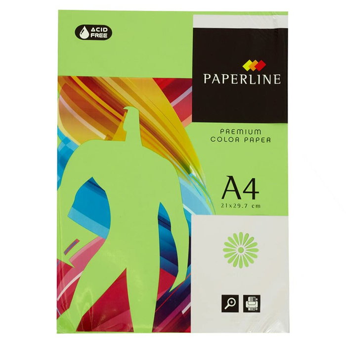 Fabrisa Papel A4 Verde Fuerte (Parrot) 80g