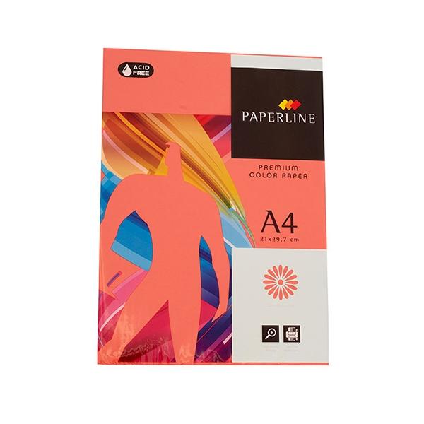 Fabrisa Papel Color Rojo A4 80g Paquete de 500 Hojas