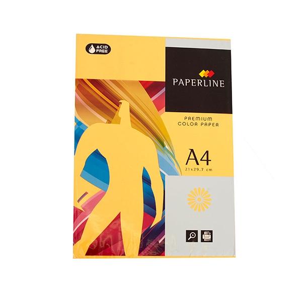 Fabrisa Papel A4 Naranja Flúor 75g Paquete de 500 Hojas
