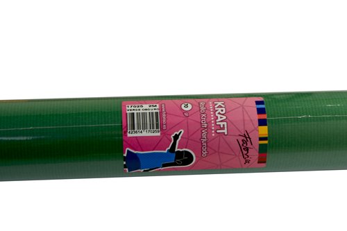 Fabrisa Rollo de Papel Kraft Verjurado Verde Botella 25x1m Fabrisa Rollo de Papel Kraft Verjurado Verde Botella 25x1m