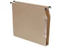 Gio Carpeta colgante fade DIN A4 visor lateral 250x330x30 mm cartulina kraft 230 g/m²