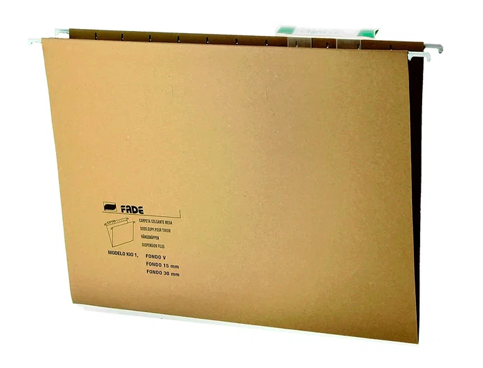 Fade Carpeta Colgante Visor Superior Kraft A4 con Etiquetas Fade Carpeta Colgante Visor Superior Kraft A4 con Etiquetas