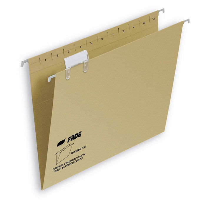 Fade Carpeta Colgante Visor Superior Kraft Folio