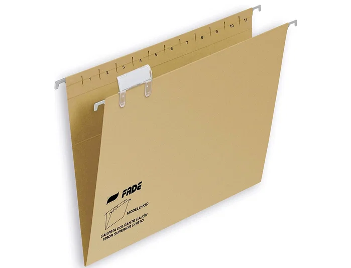 Fade Carpeta Colgante Visor Superior Kraft Folio