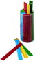 Faibo Reglas Escolares Colores Flúor Opacos Bote de 100 unidades