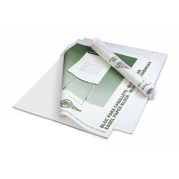 Faibo Bloc de 50 Hojas de Papel Liso para Pizarra 65x90 cm