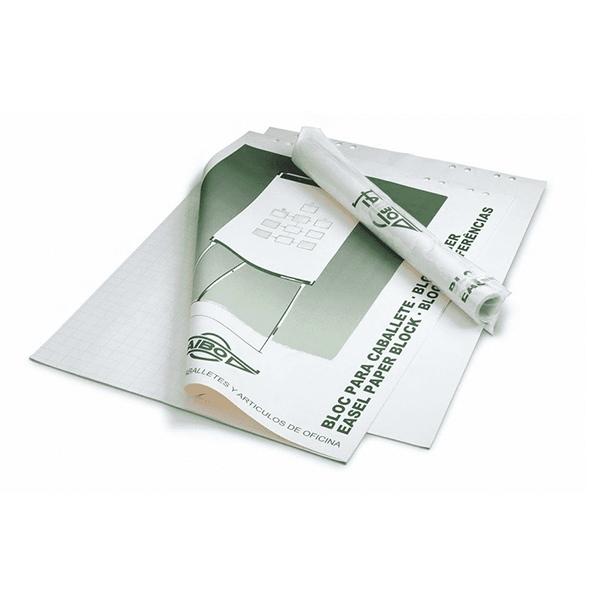 Faibo Bloc de 50 Hojas de Papel Liso para Pizarra 65x90 cm