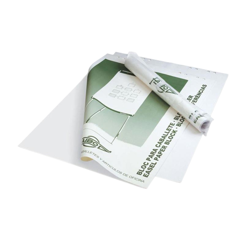 Faibo Bloc de 50 Hojas de Papel Liso para Pizarra 65x90 cm