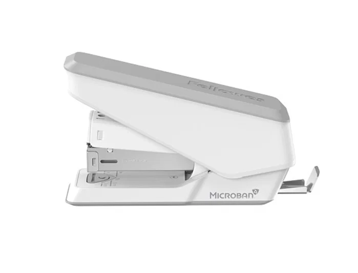 Fellowes LX840 Grapadora con Protección Microban, 25 Hojas, Blanco