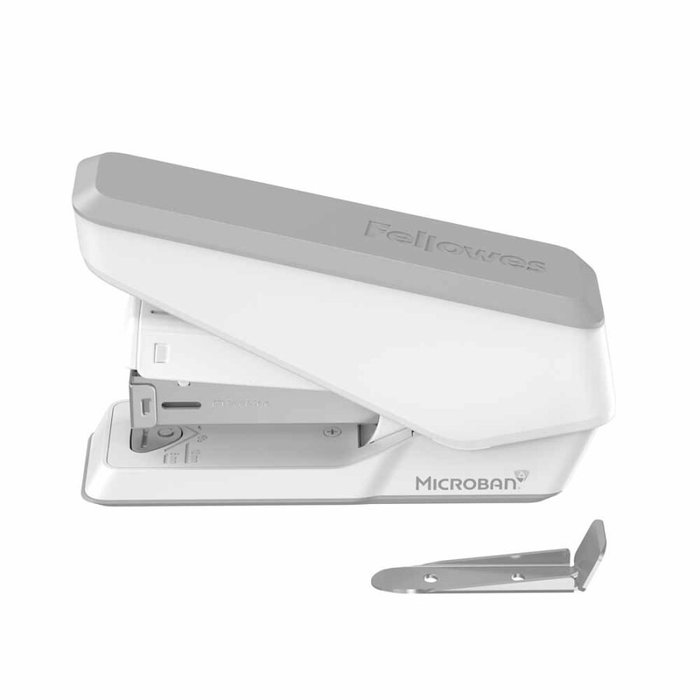 Fellowes LX840 Grapadora con Protección Microban, 25 Hojas, Blanco