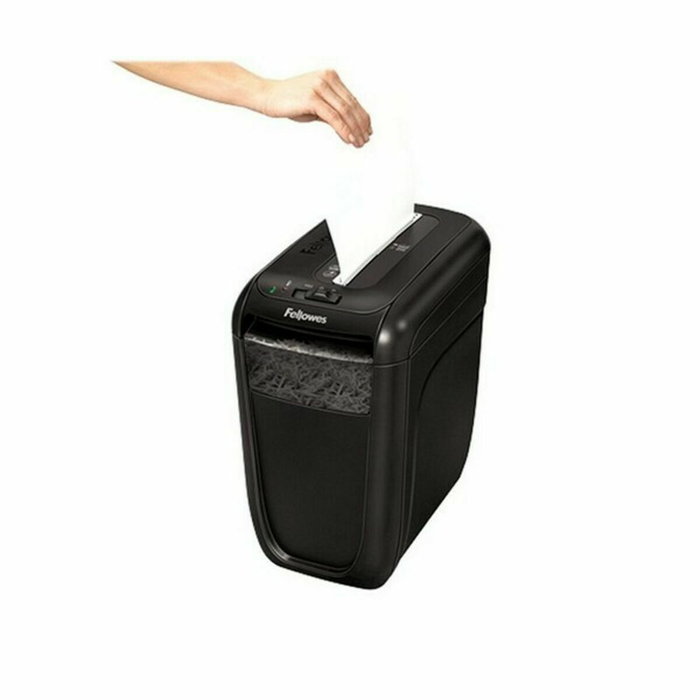 Fellowes 60CS Destructora de Papel con Corte en Partículas de 4x40mm, Negra Fellowes 60CS Destructora de Papel con Corte en Partículas de 4x40mm, Negra