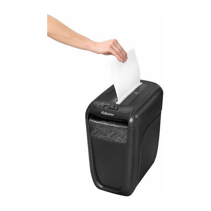 Fellowes 60CS Destructora de Papel con Corte en Partículas de 4x40mm, Negra Fellowes 60CS Destructora de Papel con Corte en Partículas de 4x40mm, Negra