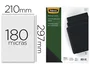 Fellowes Portadas de Encuadernación A4 PVC Opaco Negro 180 Micras