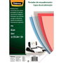 Fellowes Portadas de Encuadernación A4 PVC Opaco Negro 180 Micras
