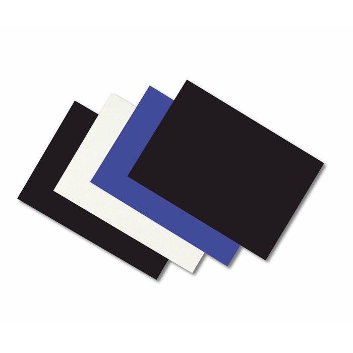 Fellowes Portadas de Encuadernación A4 PVC Opaco Negro 180 Micras