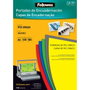 Fellowes Portadas de Encuadernación A4 PVC Opaco Negro 180 Micras