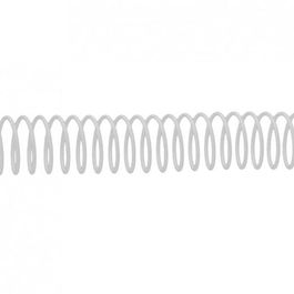 Fellowes Espiral Metálica Paso 5:1 22 mm A4 Blanco Pack 100 Ud para Encuadernación Profesional