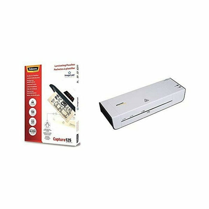 Fellowes Fundas de Plastificar A4 125 Micras Brillo Pack 100 ud