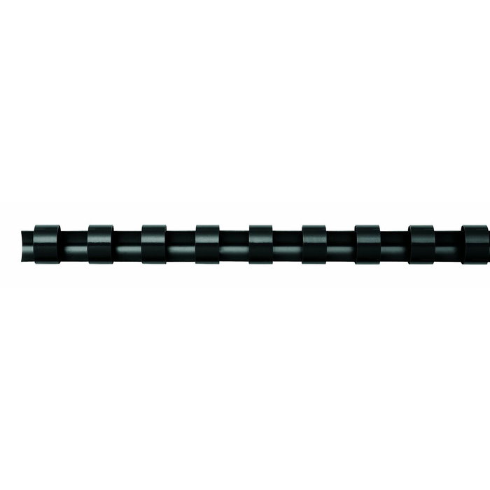 Fellowes Canutillo de Plástico 16mm Negro Pack de 100 Fellowes Canutillo de Plástico 16mm Negro Pack de 100