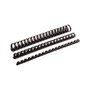 Fellowes Canutillos de Plástico 16 mm Negro Pack de 100