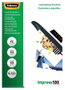 Fellowes Fundas de Plastificar A3 Brillo 100 Micras Pack 100