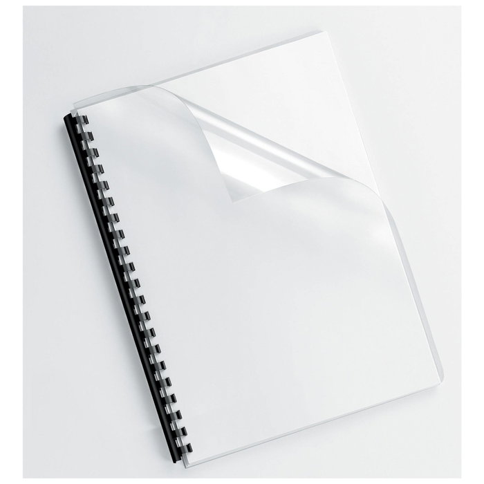 Fellowes Portada de PVC A4 Transparente 300 Micras, Caja de 100 Fellowes Portada de PVC A4 Transparente 300 Micras, Caja de 100