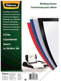 Fellowes Tapas de Encuadernación A4 PP 280 Micras Translúcido Pack 100 Unidades