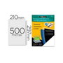 Fellowes Tapas de Encuadernación A4 Polipropileno Negro 500 Micras Pack de 100 Unidades