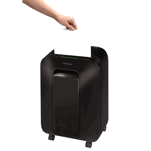 Destructora Fellowes Lx200 Negra (12H Partic.) Nv.Seg.4- Particula 4X12Mm, Ancho 230Mm, Dep.22L