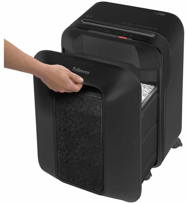 Fellowes Powershred LX200 Destructora de papel Minicorte Negra
