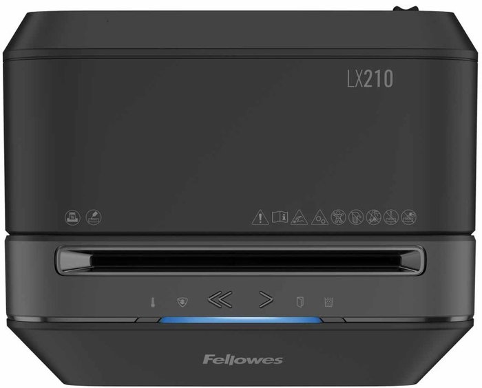 Fellowes LX210 Destructora de Papel Minicorte Negra Fellowes LX210 Destructora de Papel Minicorte Negra