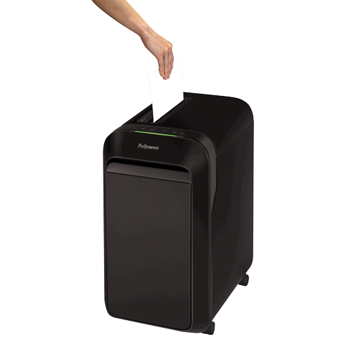 Fellowes 5502601 Destructora LX-220 Minicorte P-4 Negro 4x12mm 30L