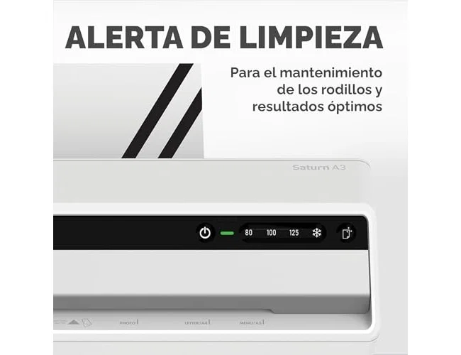Fellowes Saturn 3i A3 Plastificadora Gris y Negra