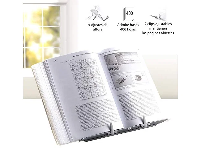 Fellowes Atril para Libros Plata