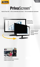 Fellowes Filtro de Privacidad PrivaScreen para Pantalla Panorámica 12.1" - 16:10