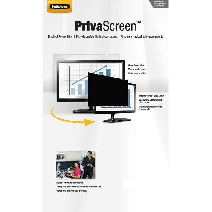 Fellowes Filtro Privascreen Pantalla Panorámica 12.1 pulg 16:10