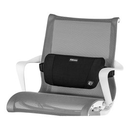 Fellowes Soporte Lumbar PlushTouch Negro