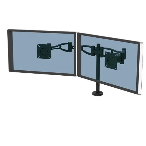 Fellowes Soporte para Monitor de Doble Brazo Vista 8041701 Negro