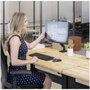 Fellowes Brazo para Monitor Platinum Series Negro