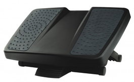 Fellowes 8067001 Reposapiés Ultimate Profesional, Ajustable en Altura con Superficie de Masaje