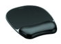 Fellowes Alfombrilla Ergonómica con Reposamuñecas Gel Crystal Negro