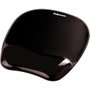 Fellowes Alfombrilla Ergonómica con Reposamuñecas Gel Crystal Negro
