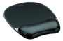 Fellowes Alfombrilla Ergonómica con Reposamuñecas Gel Crystal Negro