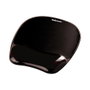 Fellowes Alfombrilla Ergonómica con Reposamuñecas Gel Crystal Negro