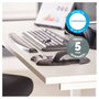 Fellowes Alfombrilla Ergonómica con Reposamuñecas Gel Crystal Negro