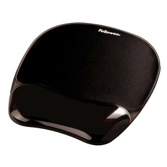 Fellowes Alfombrilla Ergonómica con Reposamuñecas Gel Crystal Negro Fellowes Alfombrilla Ergonómica con Reposamuñecas Gel Crystal Negro