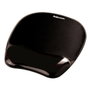 Fellowes Alfombrilla Ergonómica con Reposamuñecas Gel Crystal Negro